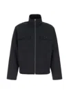 Jil Sander Polyester Jacket Flap Pockets High Collar In Black