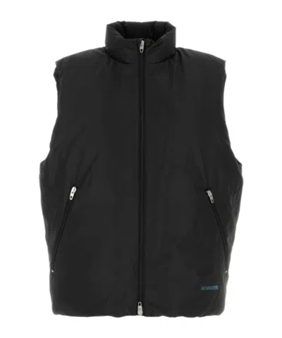 JIL SANDER HIGH-NECKED DOWN VEST