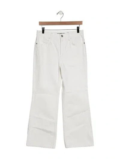 Pre-owned Jil Sander High-rise Flared Jeans In Blue