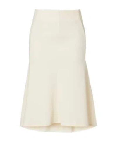 Jil Sander High-rise Midi Skirt In Orange