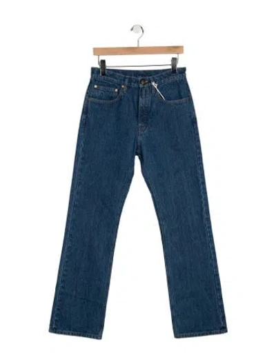 Pre-owned Jil Sander High-rise Straight Leg Jeans W/ Tags In Blue