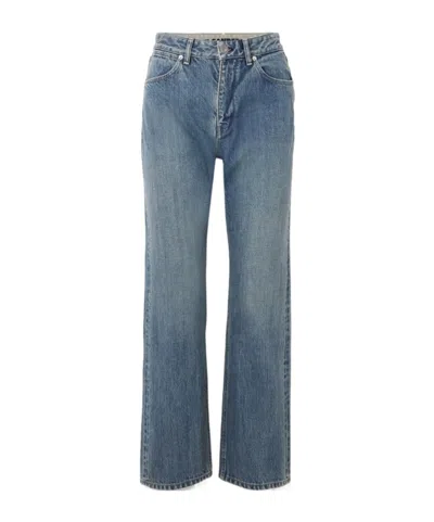 Jil Sander High-rise Straight-leg Jeans In Blue