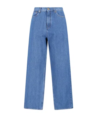Jil Sander High-rise Straight-leg Jeans In Blue