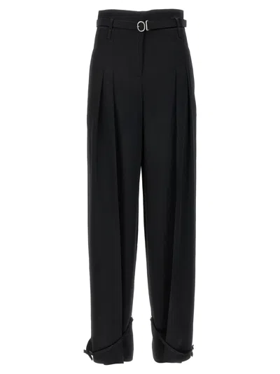 Jil Sander High-waist Tailored Trousers In Black