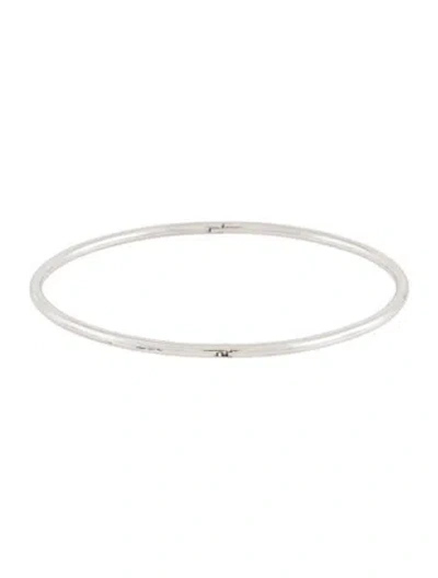 Pre-owned Jil Sander Hinge Bangle Bracelet, 9" In Multi