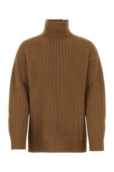 JIL SANDER JIL SANDER BISCUIT WOOL SWEATER