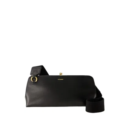 Jil Sander Hobo Goji Bag - Leather - Black