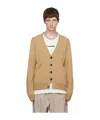 Jil Sander Hollowed-out Long-sleeved Cardigan In Nude