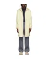 JIL SANDER HOOD ELASTIC DRAWCORD PARKA COAT