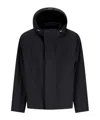Jil Sander Hooded Casual Jacket In Black
