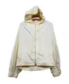 Jil Sander Hooded Casual Jacket In White