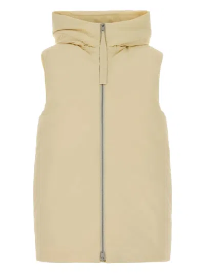 JIL SANDER HOODED DOWN GILET
