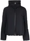 Jil Sander Black Polyester Down Jacket In 黑色