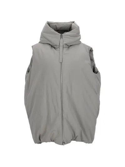 Pre-owned Jil Sander Hooded Gilet In Gray