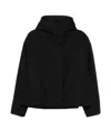 Jil Sander Hooded Jacket In Black