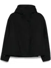 Jil Sander Hooded Jacket In Blue