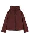 Jil Sander 06 Puffer Jackets Bordeaux In Burgundy