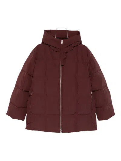 JIL SANDER HOODED-NECK PADDED JACKET