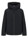 Jil Sander Men Black Polyester Down Jacket In Black