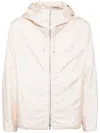 Jil Sander Hooded Padded Jacket In Neutrals