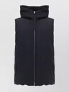 Jil Sander Hooded Padded Quilted Sleeveless Vest