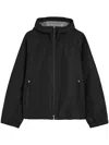 Jil Sander Hooded Parka In Black