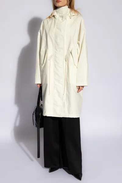 Jil Sander+ Hooded Parka In White