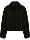 Jil Sander High Neck Puffer Down Jacket In Black  