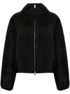 Jil Sander High Neck Puffer Down Jacket In Black