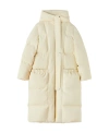 Jil Sander Beige Quilted Down Jacket In Nude