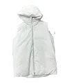 Jil Sander Hooded Vest Down Jacket In White