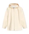 Jil Sander Hooded Jacket In Neutral