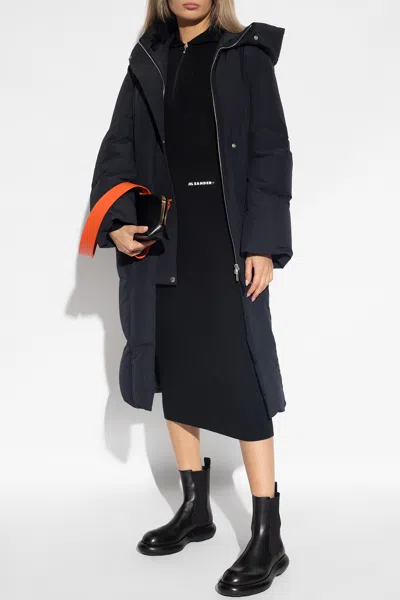 Jil Sander+ Hoodie Dress In Black