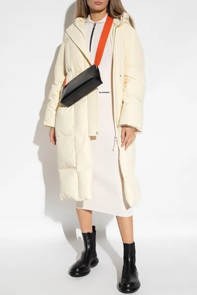Jil Sander+ Hoodie Dress In Cream