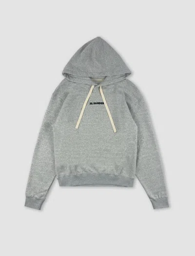 Jil Sander Hoodie In Powder Green