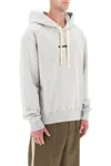 Jil Sander Hoodie With Logo Print In Grey