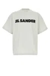 Jil Sander Cotton Crew Neck T-shirt In Neutral