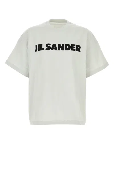 Jil Sander Cotton Crew Neck T-shirt In Neutral