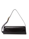 Jil Sander Women Cannolo Small Leather Shoulder Bag