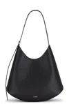 Jil Sander Eldorado Medium Shoulder Bag In Black