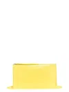 Jil Sander 'impero' Media' Clutch In Yellow