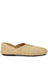 Jil Sander Interwoven Slippers In Neutrals
