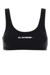 Jil Sander Top Bikini In Black