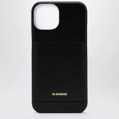 Jil Sander Iphone 15 Case In Black