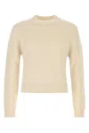 Jil Sander Ivory Alpaca Blend Sweater In Neutral