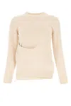 Jil Sander Ivory Cotton Blend Sweater