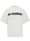Jil Sander Relaxed-fit Cotton T-shirt With Bold Logo In 102