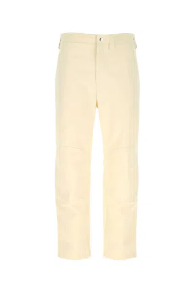 Jil Sander Ivory Cotton Pant In Neutral