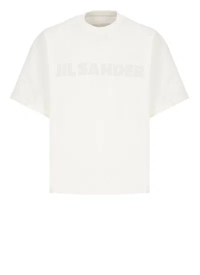 Jil Sander Ivory Cotton T-shirt