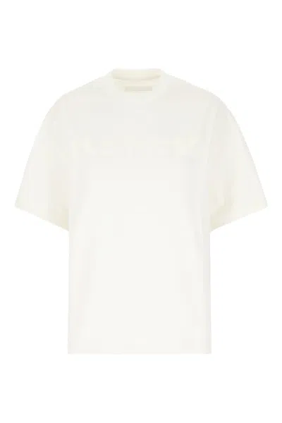 Jil Sander Ivory Cotton T-shirt